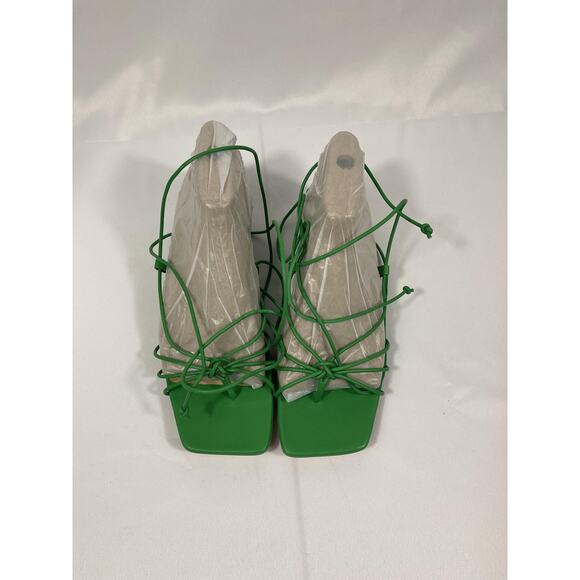 Veronica Beard Shoes Women's Size 9 Foley Jungle Leather Lace Up Sandals New - Picture 3 of 6